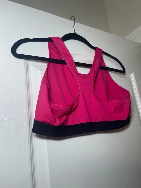 Nike Women's Hot Pink Pink Dri-FIT Sports Bra Size XL - Picture 7 of 13